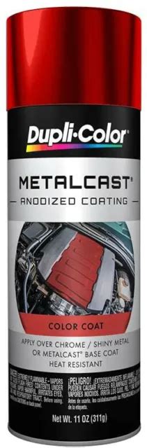 Duplicolor Mc200 Metal Cast Red Anodized Spray Paint Aerosol 11oz 22