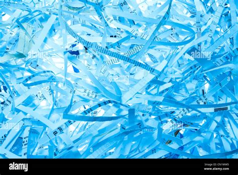 Confidential Shredded Documents Background Stock Photo Alamy