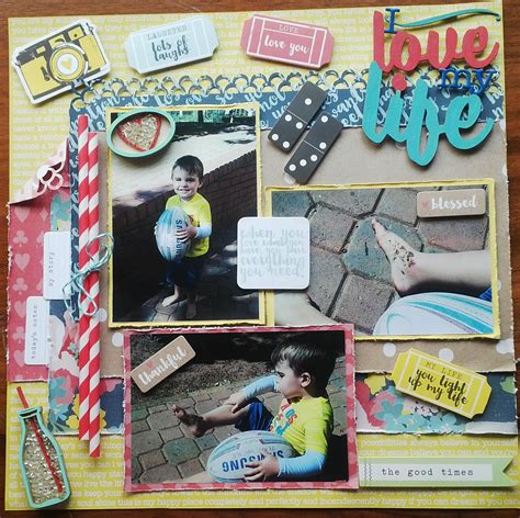 I Love My Life Scrapbook Pages Scrapbooking Love Of