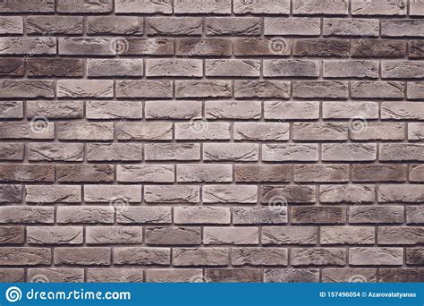 Brown Brick Wall Background Grunge Texture Vintage Rough Brickwork Decorative Tile Surface