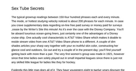sex tube secrets and techniquesiixbq pdf pdf docdroid