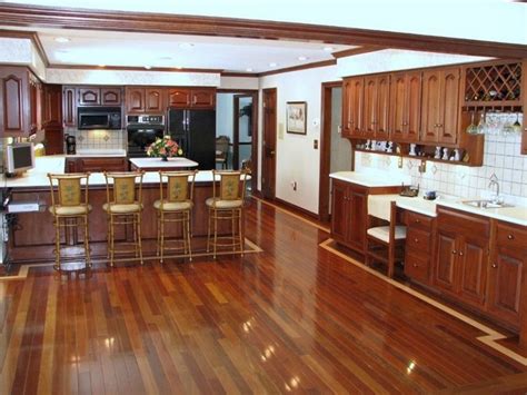 Learn why wood flooring in the kitchen is a growing trend—and the secrets to successful installation it's hard to beat the natural beauty of wood flooring, but it's not a traditional choice for a kitchen, due. 16 Tips Of Walnut Hardwood Flooring: Some Tips And ...