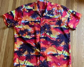 Hawaiian Sz S Shirt Etsy