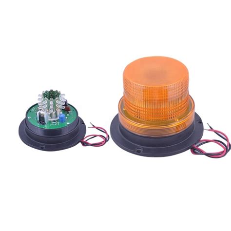 Led Safety Strobe Warning Beacon Lamp 10v 110v Construction Flashing