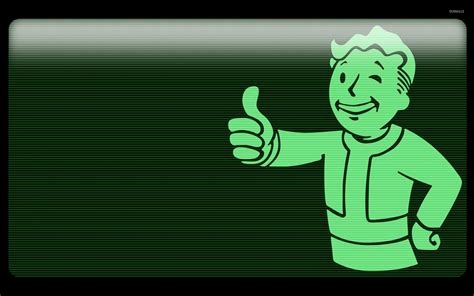 Fallout 3 Wallpapers Vault Boy Wallpaper Cave