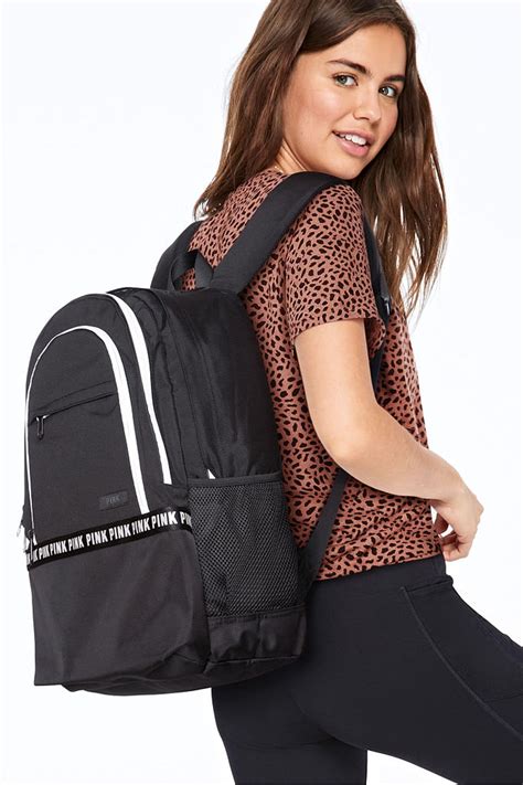 buy victoria s secret pink collegiate backpack from the victoria s secret uk online shop