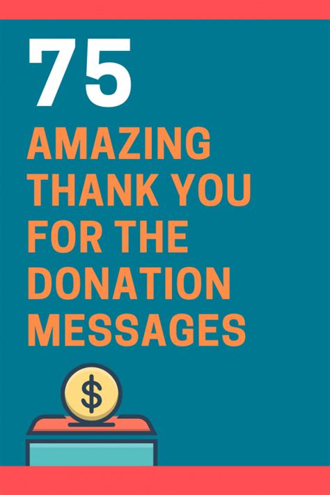 75 Thank You For The Donation Messages And Quotes
