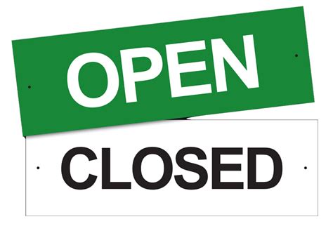 Openclosed Sign Download And Laminate These Open Or Closed Signs And