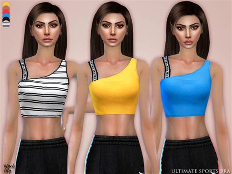 Ultimate Sports Bra By Black Lily At Tsr Sims 4 Updates