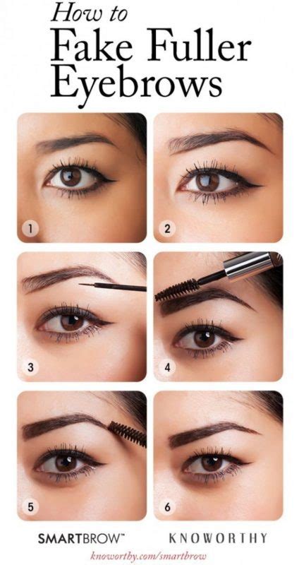 How To Fake Fuller Eyebrows In 6 Easy Steps 20 Perfect Eyebrows