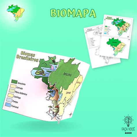 Biomapa Mapa Dos Biomas Brasileiros Fa A Voc Maker