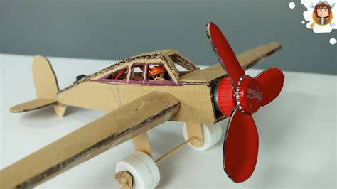 How To Make A Plane With Dc Motor Cardboard Plane Youtube