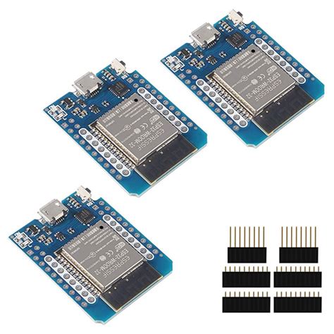 Set 3 Bảng Mạch Phát Triển Wifi Bluetooth Iot D1 Mini Nodemcu Esp32 Esp