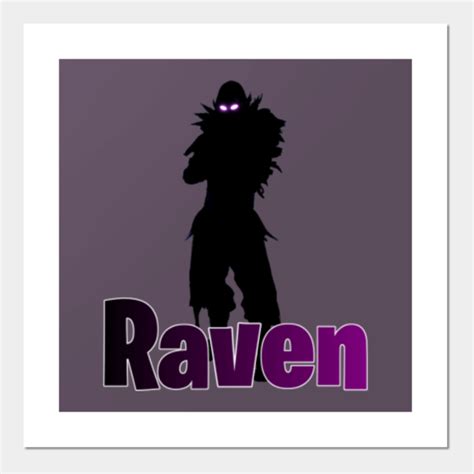 Raven Fn Design Fortnite Raven Posters And Art Prints Teepublic