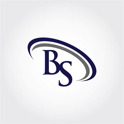 Monogram Bs Logo Design By Vectorseller Thehungryjpeg