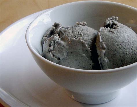 Black sesame paste, which is made of ground black sesame seeds and honey, is often used in asian desserts, including ice cream. haverchuk: The ice cream project: black sesame ice cream