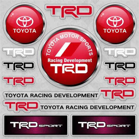 Toyota Trd Racing Development Sport Car Logo Sticker Vinyl Decal Marker