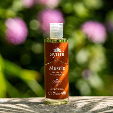 Muscle Massage Bath And Body Oil 250ml Ayumi Naturals