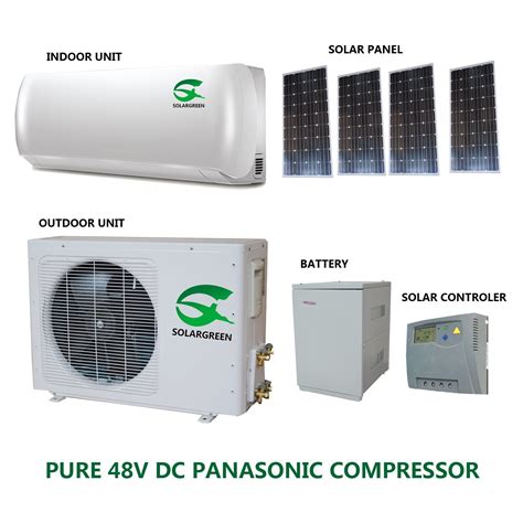 9000btu Mini Split Dc48v Solar Air Conditioner 100 Off Grid Ac With