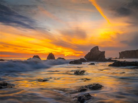 Malibu Beach Sunset El Matador State Beach Fuji Gfx100 Fin Flickr