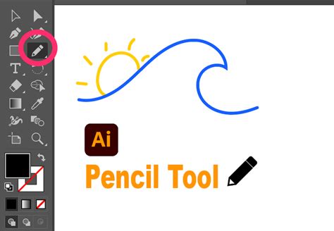 Where Is The Pencil Tool In Illustrator How To Use It