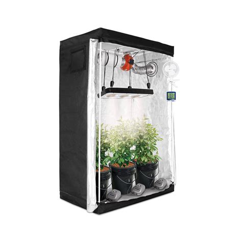 2x4 Grow Tent Kit Small Dwc Hydro System With Led Grow Lights Htg