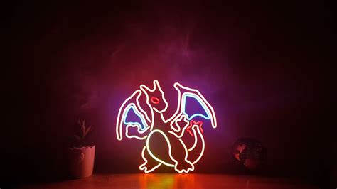 Charizard Led Neon Sign Pokemon Youtube