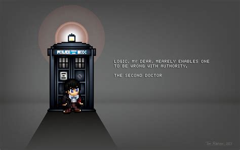 Pixel Doctor Who 2nd Doctor Quote 5 By Cosmicthunder On Deviantart