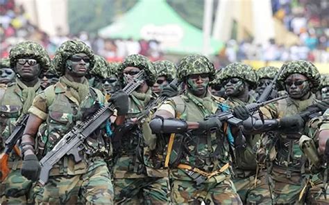 Ghana Ghanaian Army Ranks Military Combat Field Uniforms Dress Grades