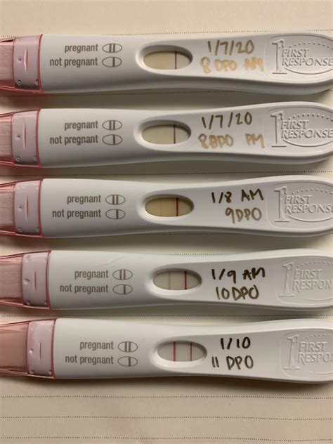 7dpo To 11 Dpo Frer Line Progression Did I Ovulate Earlier R