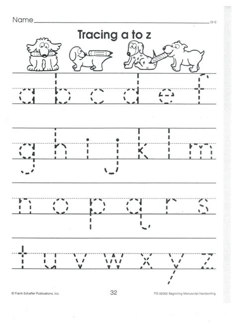 Lowercase Alphabet Tracing Worksheets Worksheet English Print To Z