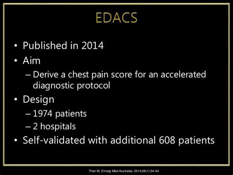 Chest Pain Scores