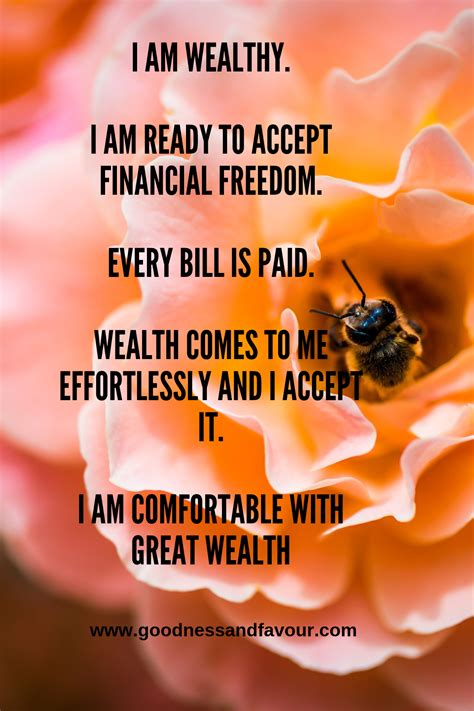 Positive Affirmation For Health And Wealth Goodness And Favour