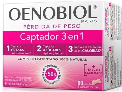 Oenobiol Weightloss 3 In 1 Fat Binder 60 Tablets Bol