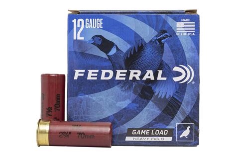 Federal Gauge In Shot Upland Heavy Field Game Load Box