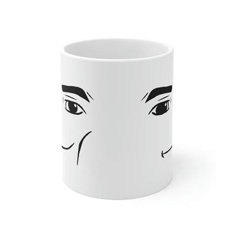 Roblox Man Face, Meme Mug, Funny Mug, Gift Idea for Kids or Friends