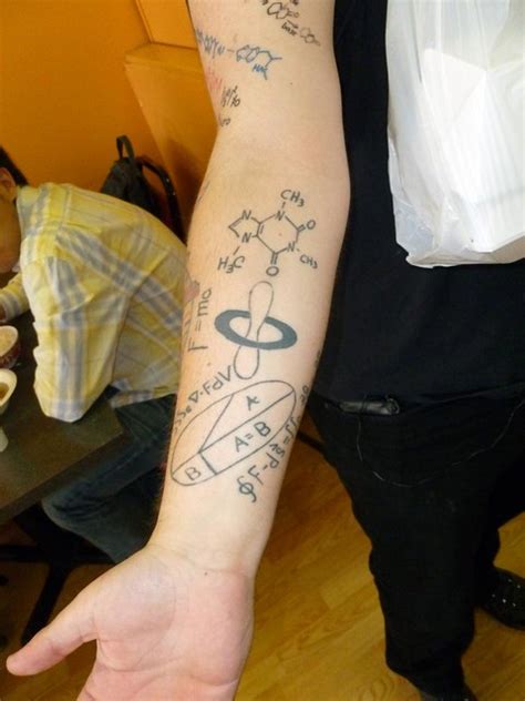 Awesome tattoos for guys arm. Awesome chemistry tattoos seen on the arm of a guy named ...