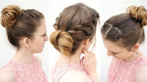 3 Easy Everyday Bun Hairstyles Work Hairstyle Ideas