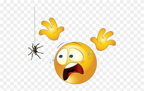 Scared Spider Smiley Emoticon Clipart I2clipart Royal