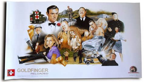 Illustrated 007 The Art Of James Bond Goldfinger Reloaded