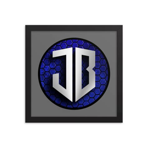 Jb Logo Framed Poster Official Website Of J0hnbane