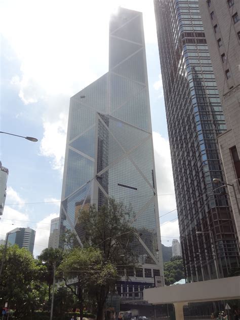 Bank Of China Tower Hongkong China Travel Hong Kong Skyscraper