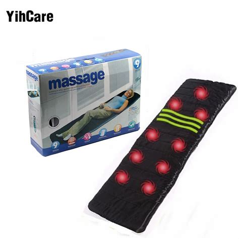 Yihcare Full Body Heating Vibrating Massage Mattress Massage Cushion
