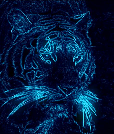 Neon Tiger by Booya22 on DeviantArt