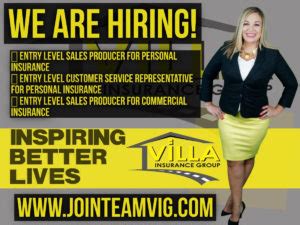 Check spelling or type a new query. Join Our Team - Villa Insurance Group