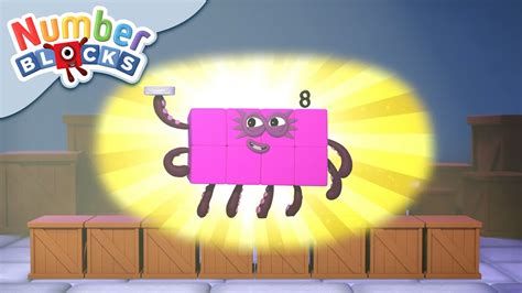 Numberblocks Eight Feels Great 😃 Educational Learn To Count
