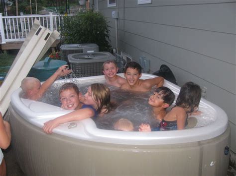 Papa S Hot Tub Always A Fun Place Hot Tub Tub Fun