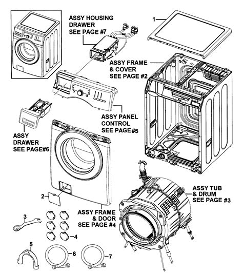 Kenmore Series Washer Parts Diagram