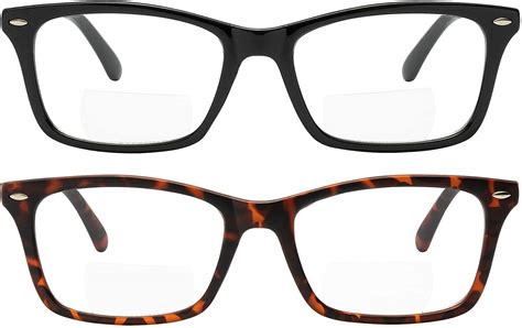 Bifocal Reading Glasses 2 Pack Fashion Comfort Quality Bifocal Readers