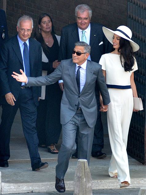 Without even a charity event to promote, george clooney wandered aimlessly onto the. George Clooney, Amal Alamuddin wed again in civil ceremony ...